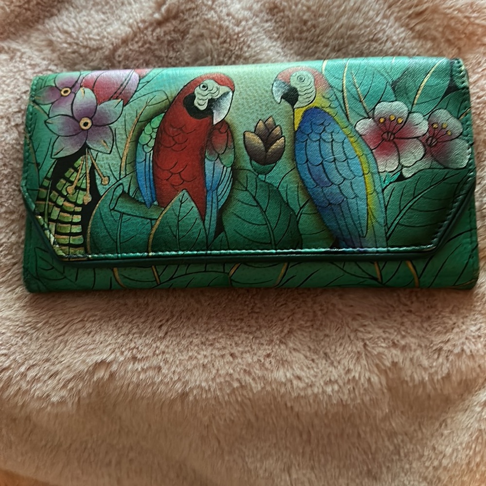 - Anushka wallet Rfid and check book cover